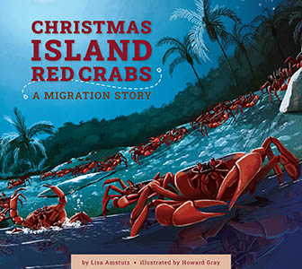 Cover Art for Christmas Island Crabs: A Migration Story