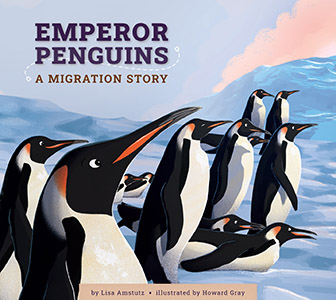 Cover Art for Emperor Penguins: A Migration Story