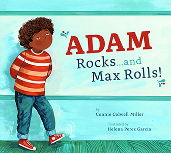 Cover Art for Adam Rocks...and Max Rolls!