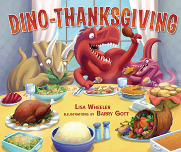 Cover Art for Dino-Thanksgiving