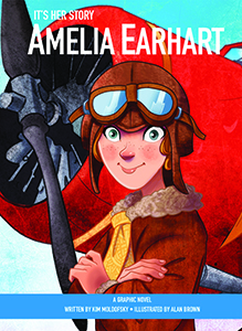 Cover Art for Amelia Earhart: A Graphic Novel